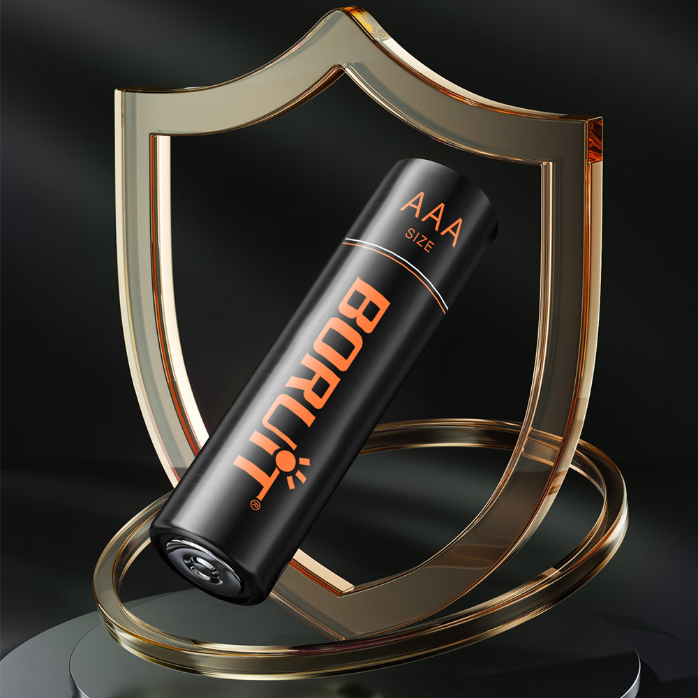 Boruit AAA Alkaline Dry Battery High Efficiency Power Output, Wide Compatibility Steel Shell