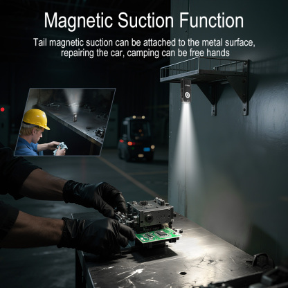 BORUIT EV25 Keychain Flashlight, 650LM, USB-C, IP66 Waterproof