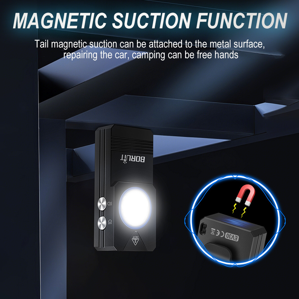 BORUiT EV30 Multi-Color LED Flashlight with Long Battery Life