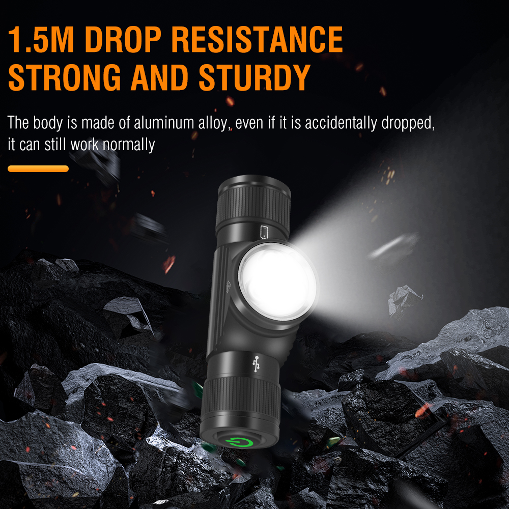 BORUiT HP330 Powerful LED Headlamp Camping Fishing Head Torch Emergency Lantern