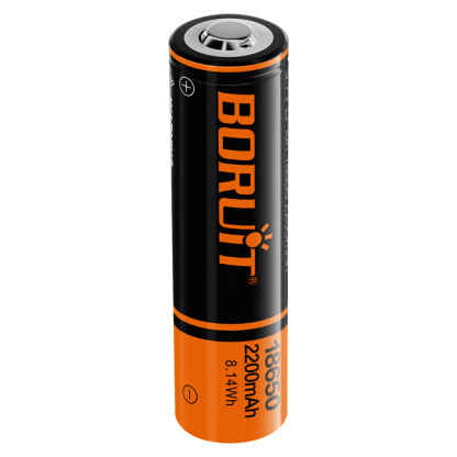 BORUiT High-Performance 18650 Lithium-Ion 2200mah Battery