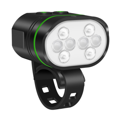 BORUiT L5 8-LED High-Brightness Bike Front Light Type-C IP67 Waterproof Bicycle Light