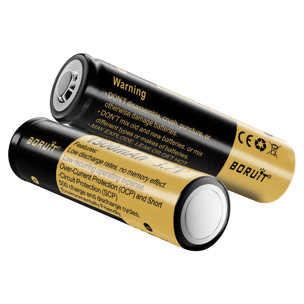BORUiT High-Performance 18650 4000mAh Battery Stable Output Long-Lasting Power