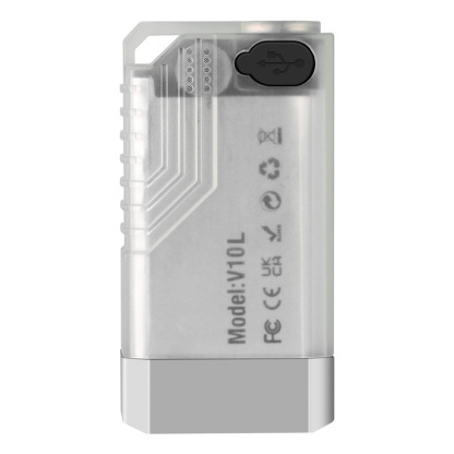 BORUiT V10L 1000LM Mini Keychain Flashlight with Red Laser Type-C Charging