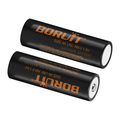 BORUiT AA Alkaline Battery, Silver-Blue Color, Durable, Compatible with Various Devices