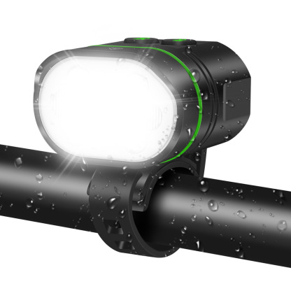 BORUiT L5 8-LED High-Brightness Bike Front Light Type-C IP67 Waterproof Bicycle Light