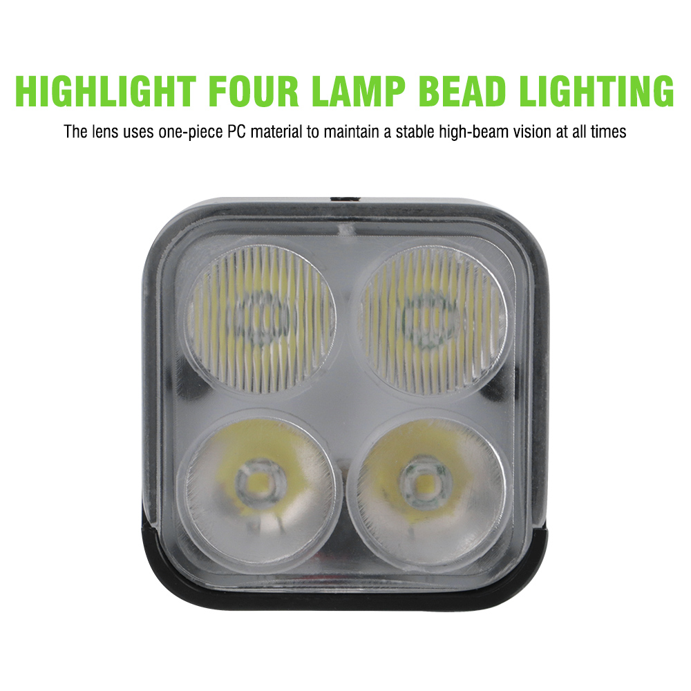 BORUiT L10 Super Bright Bike Front Light with T6 LEDs Type-C Rechargeable Bicycle Lights