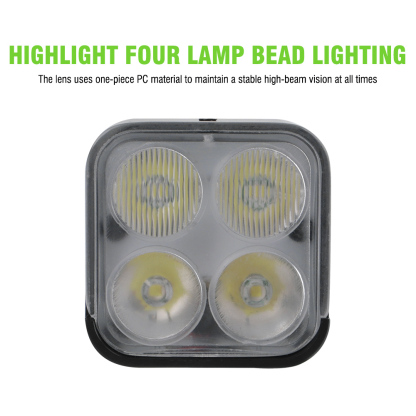 BORUiT L10 Super Bright Bike Front Light with T6 LEDs Type-C Rechargeable Bicycle Lights