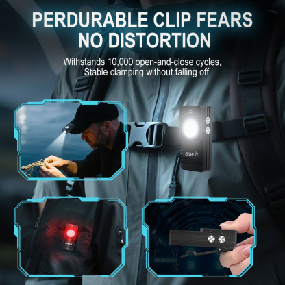 BORUiT EV30 Multi-Color LED Flashlight with Long Battery Life