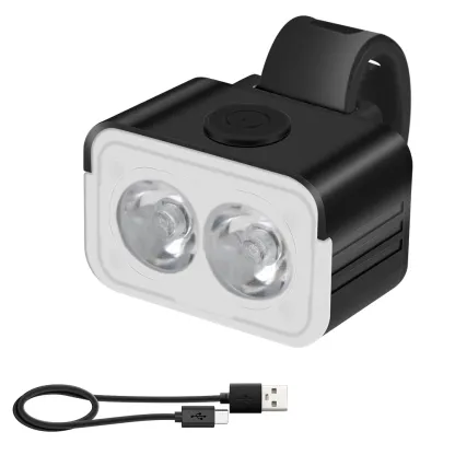 BORUiT L6 Cycling Taillight Headlight Bicycle Lights Bike Safety Warning Light LED USB Rechargeable Waterproof