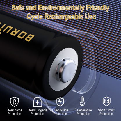 BORUiT High-Performance 18650 4000mAh Battery Stable Output Long-Lasting Power
