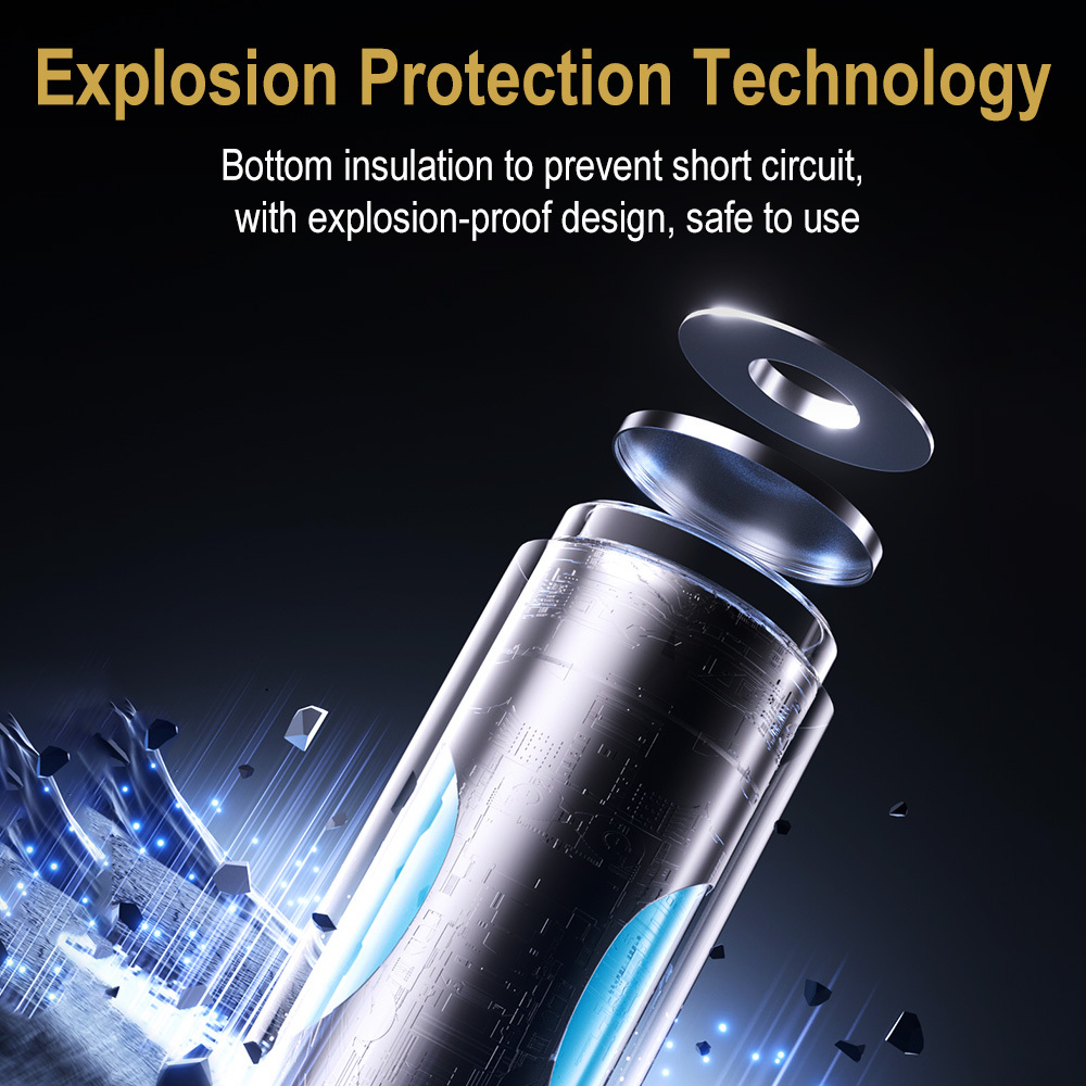 BORUiT High-Performance 18650 4000mAh Battery Stable Output Long-Lasting Power