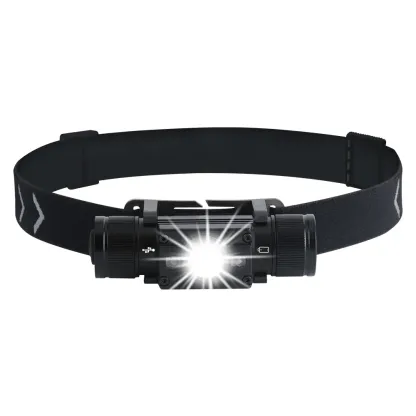 BORUiT HP300 LED Headlamp 7-Mode Powerful Headlight Type-C Rechargeable 18650 Waterproof Head Torch for Camping Hunting