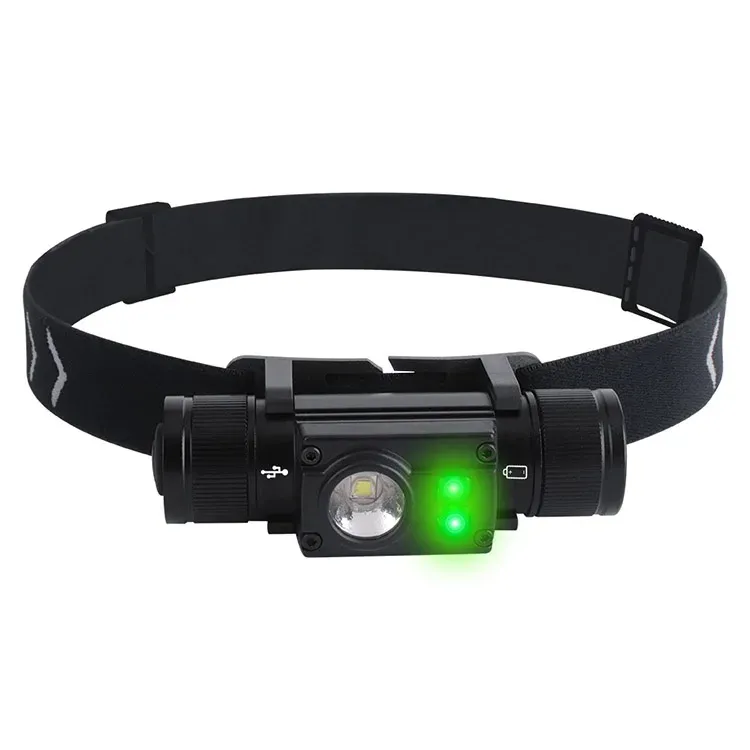 BORUiT HP500 Powerful LED Headlamp Type-C Rechargeable 18650 Headlight