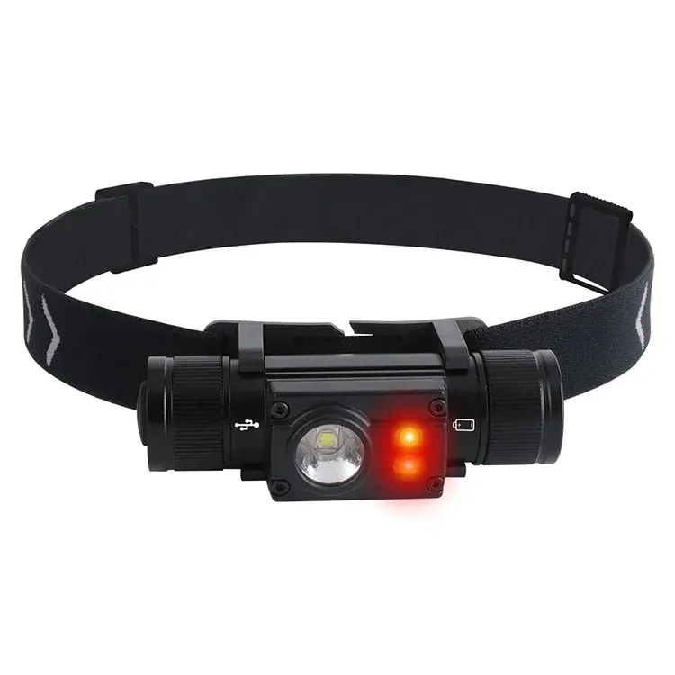 BORUiT HP500 Powerful LED Headlamp Type-C Rechargeable 18650 Headlight