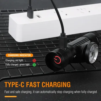 BORUiT HP330 Powerful LED Headlamp Camping Fishing Head Torch Emergency Lantern