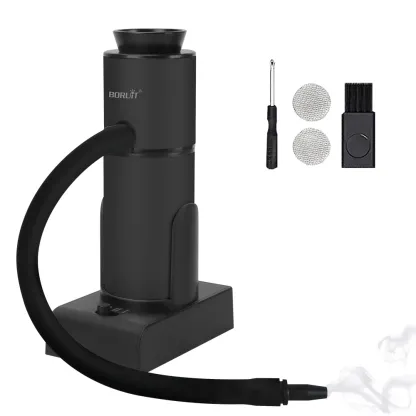 BORUiT SK303 Smoke Infuser Cuisine Molecular Machine Portable  Cold Smoke Generator BOX Meat Burn Bar Cooking BBQ Smoking Gun