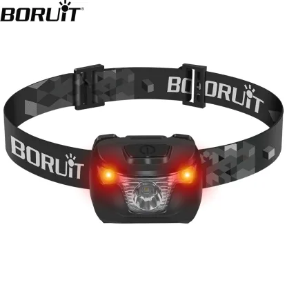 BORUiT BR03 Mini LED Headlamp 4-Mode Headlight