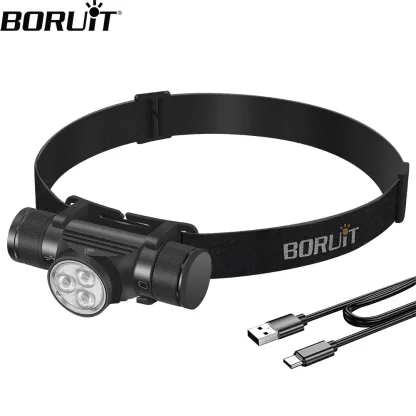 BORUiT HP330 Powerful LED Headlamp Camping Fishing Head Torch Emergency Lantern
