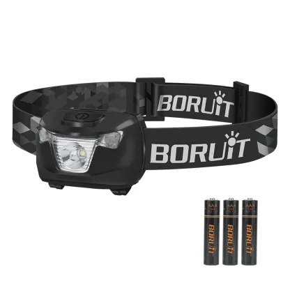 BORUiT BR03 Mini LED Headlamp 4-Mode Headlight