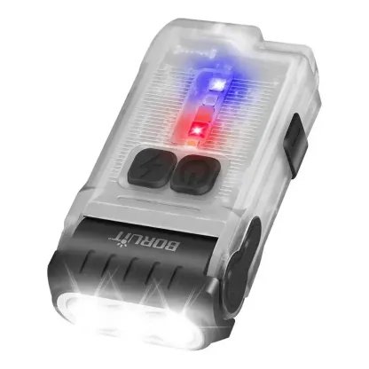 BORUiT V15 LED Keychain EDC Fluorescence Flashlight