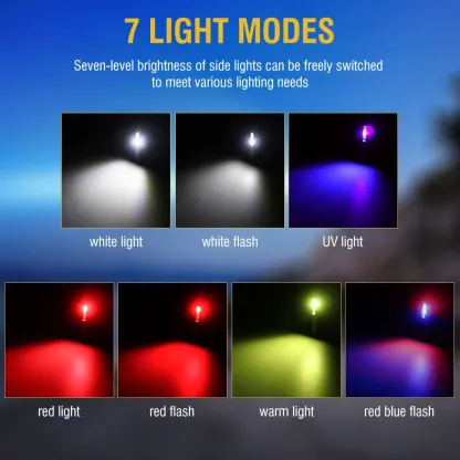 BORUiT V5S Super Bright LED Variable EDC Flashlight Type-C Rechargeable Torch