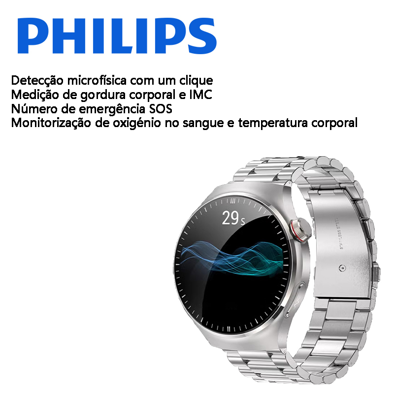 🔥🔥 Nova geração de relógios de medição - medição de glicemia sem agulhas e indolor!