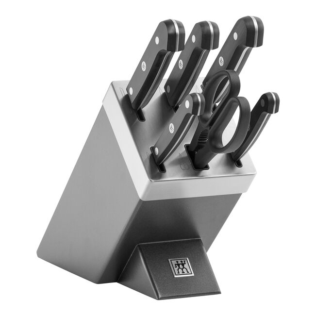 ZWILLING® Korlátozott Idejű Ajánlat | 6 Kés + 1 Olló + Késtartó (Élezővel)