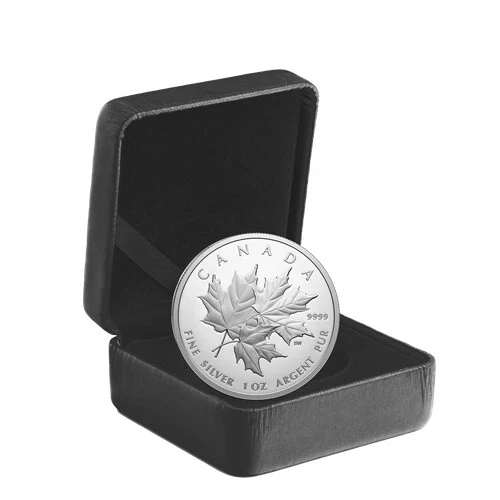 👑👑Queen's Anniversary🍁2021-2024-Royal Canadian Mint Queen's Maple Leaf Silver Dollar