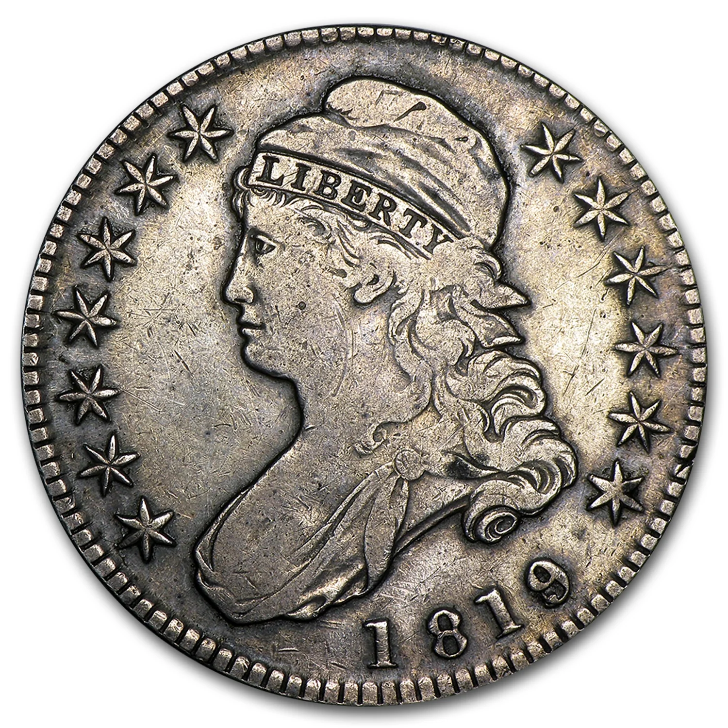 ✨Limited Edition! [Complete Set] 1807-1836 50c Liberty Hooded Bust Engraved Edge Silver Dollar 29 pieces