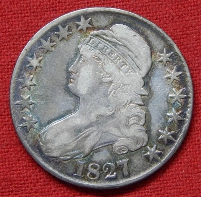 👇Official channel prices reduced by 50% [Complete Set] 1807-1836 50c Liberty Hooded Bust Engraved Edge Silver Dollar 29 pieces