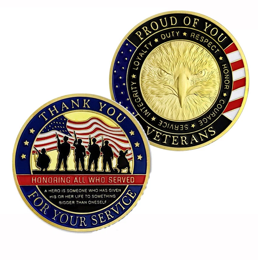 🪖🎖️Honor Their Service Today: Own the U.S. Veterans Commemorative Coin (A Collectible Tribute)