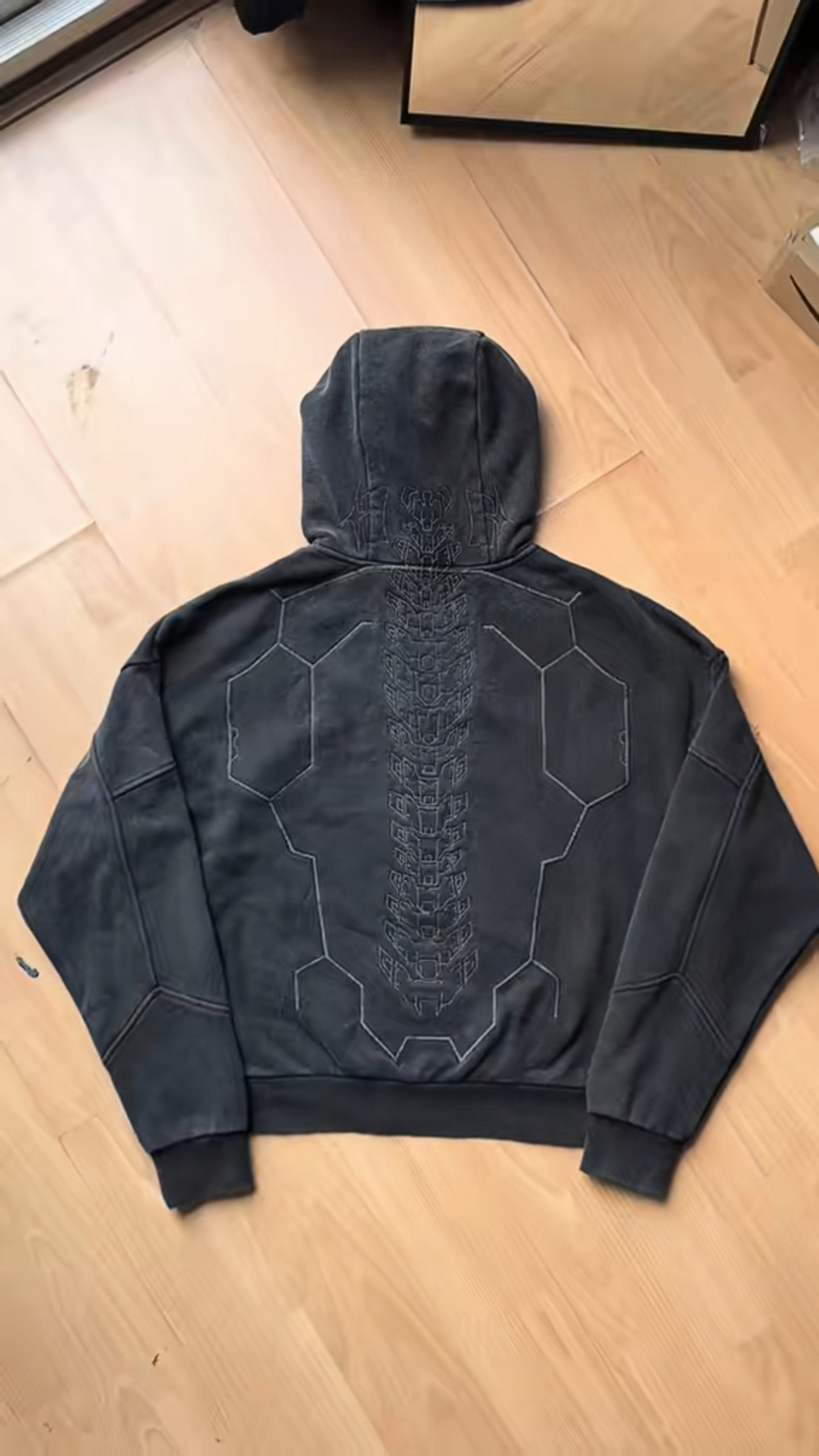 REFLECTIVE CYBERPUNK SANDEVISTAN HOODIE-Fineriform