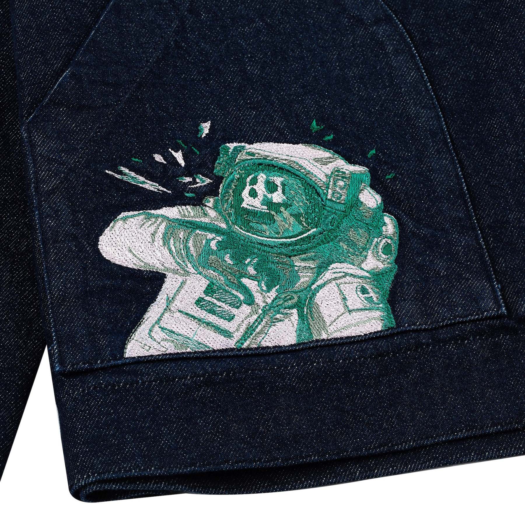 "asteroids" workwear Jacket denim-Fineriform