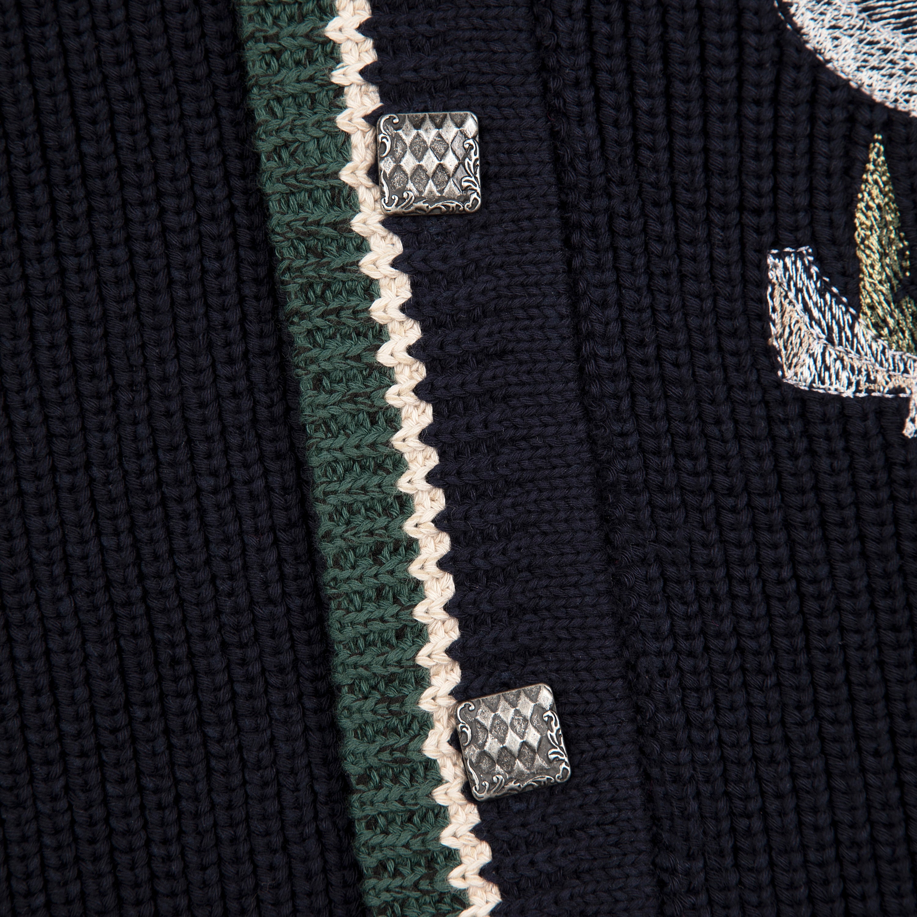 "gallery" Polo Cardigan-Fineriform