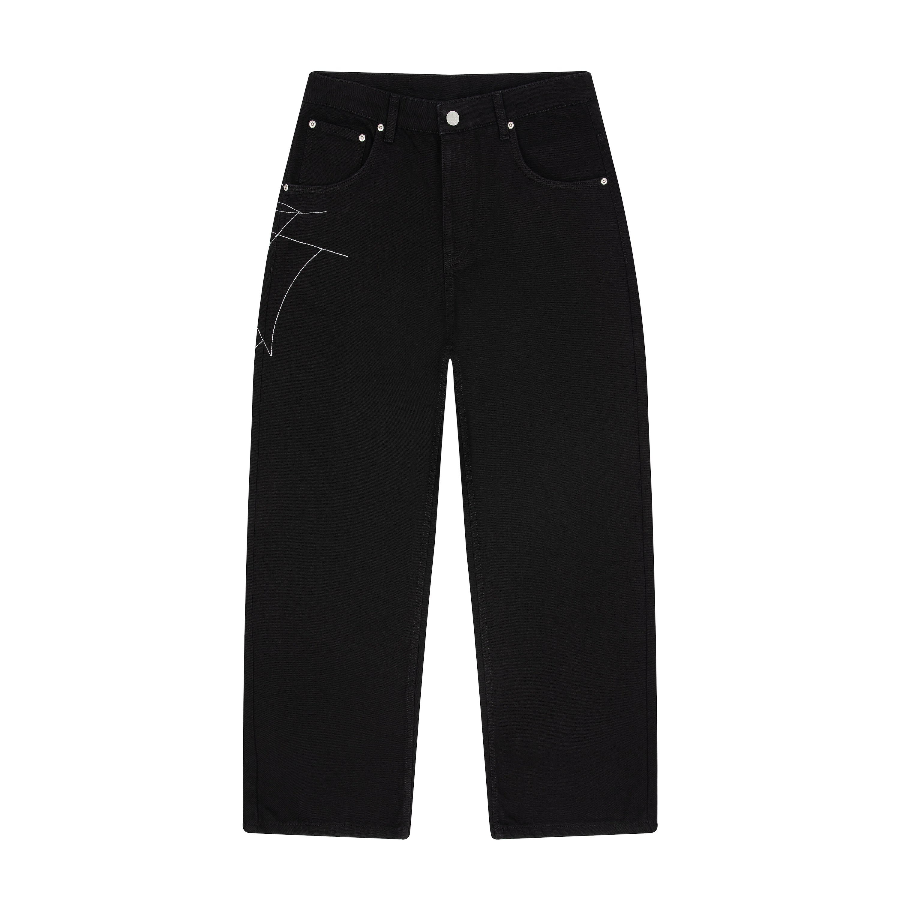 "spiderweb" raw Denim-Fineriform