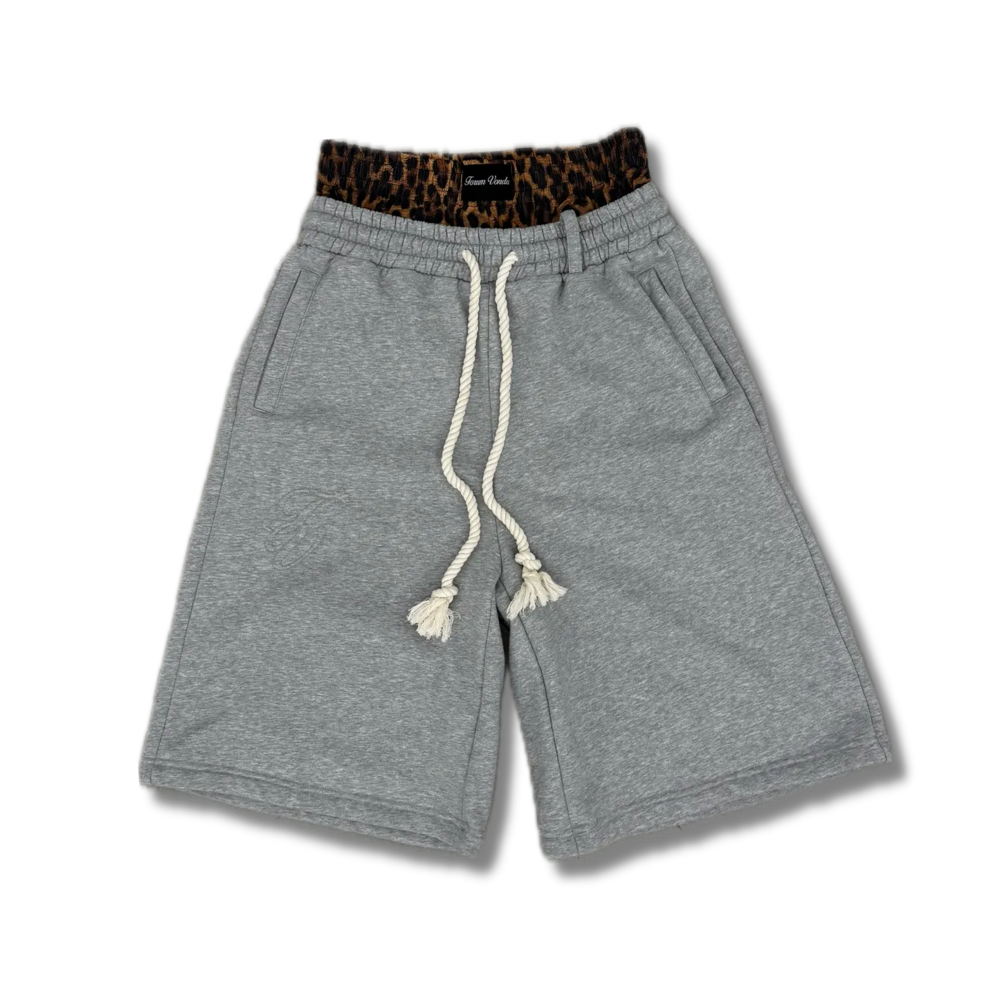 Double drawstring shorts-Fineriform