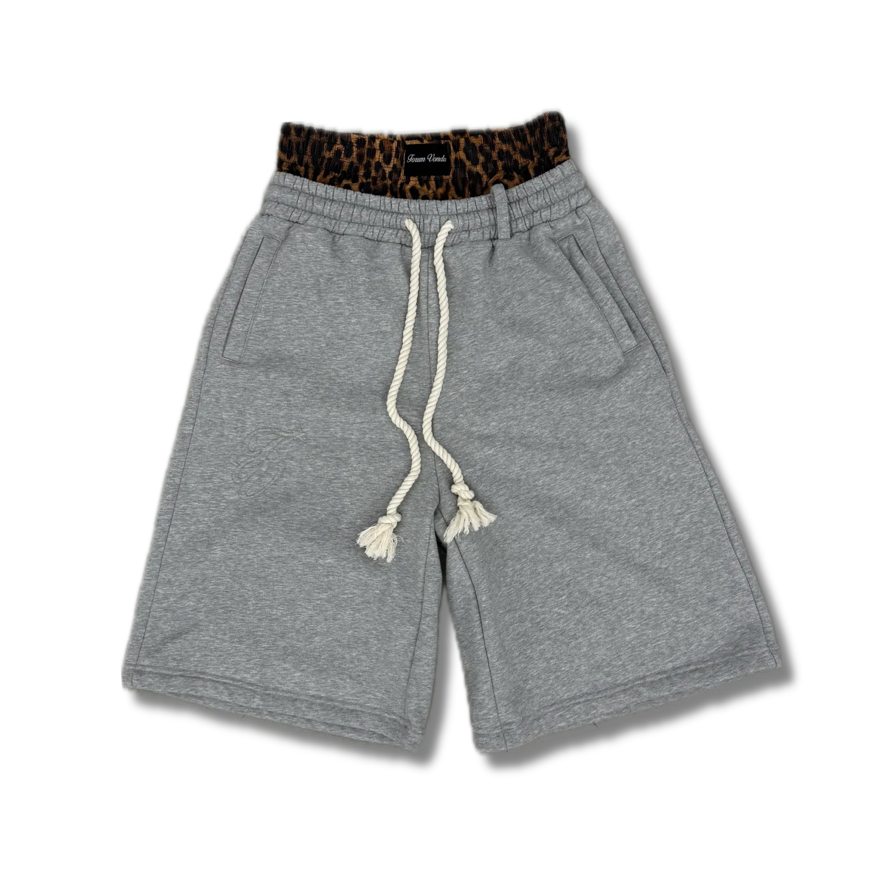 Double drawstring shorts-Fineriform