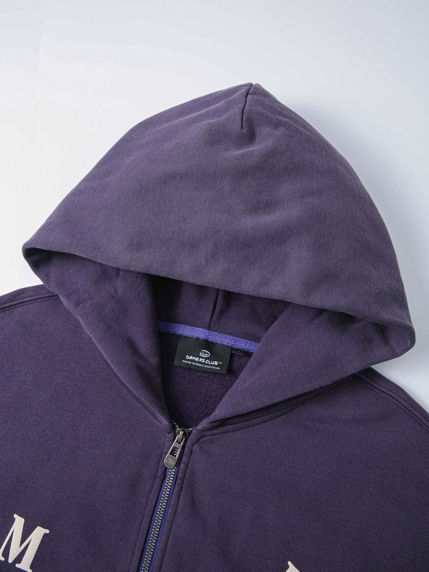 FALLING LETTERS ZIP UP - PURPLE DUSK-Fineriform