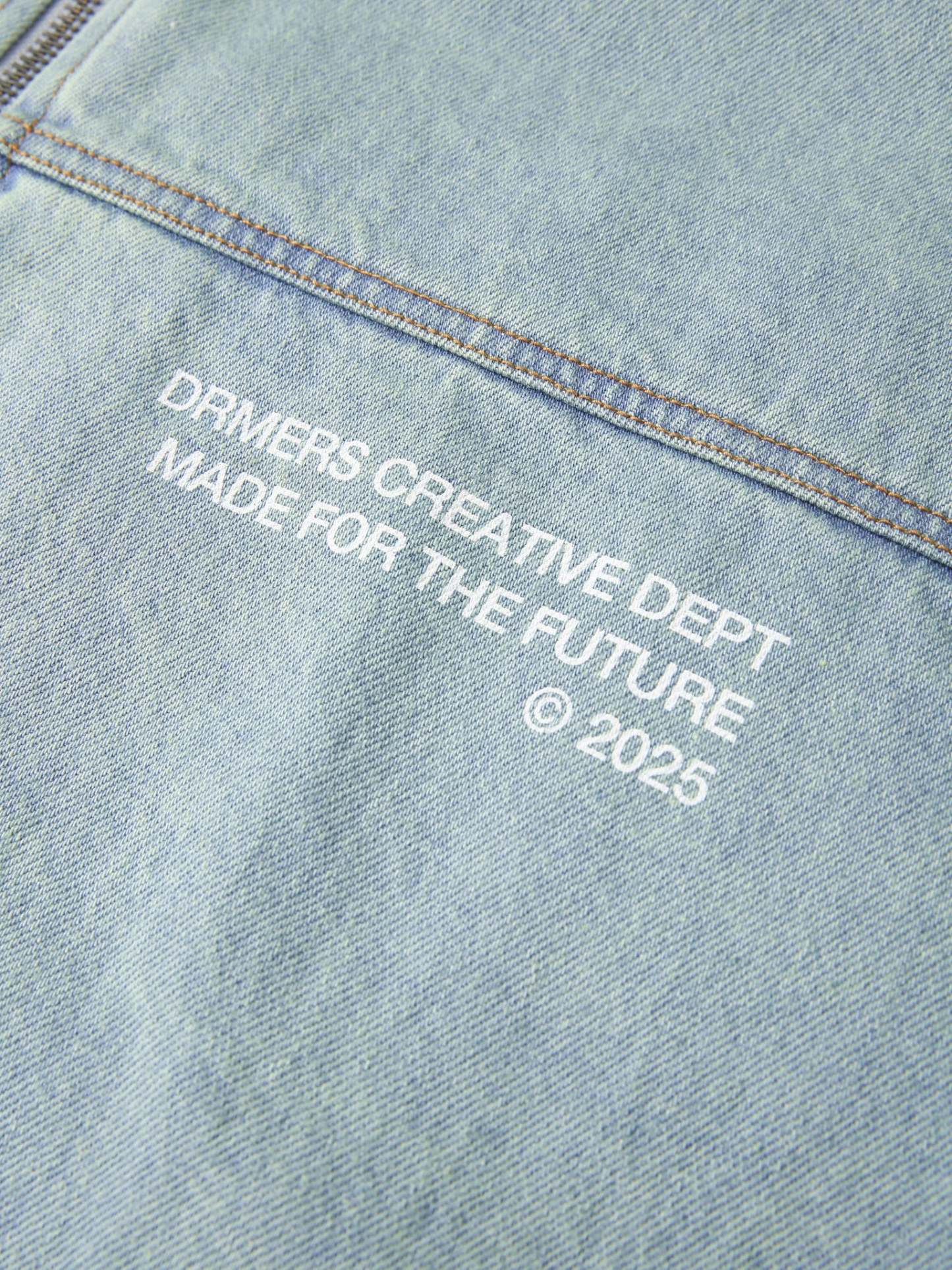 CREATIVE DEPT DENIM WORK JACKET - BLUE-Fineriform