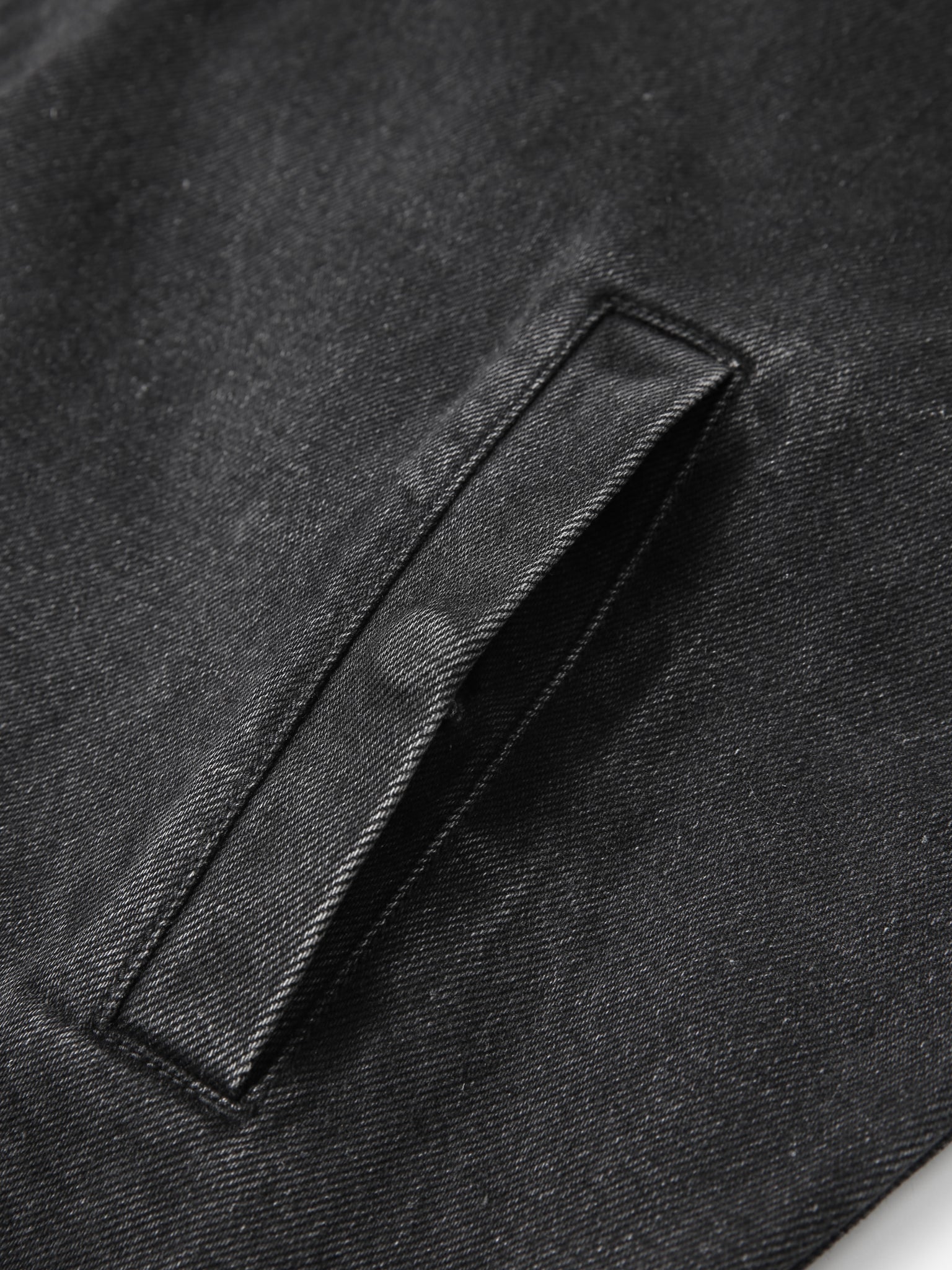 CREATIVE DEPT DENIM WORK JACKET - BLACK-Fineriform