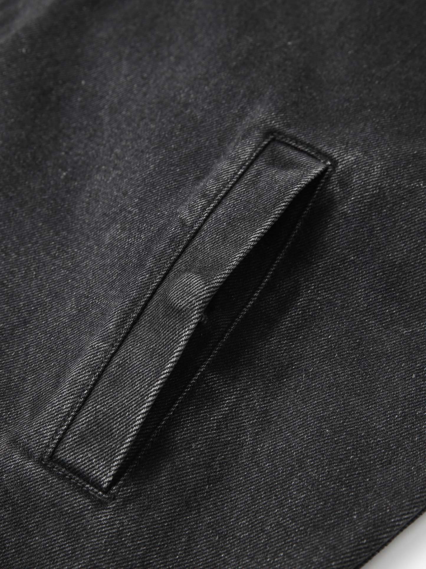 CREATIVE DEPT DENIM WORK JACKET - BLACK-Fineriform