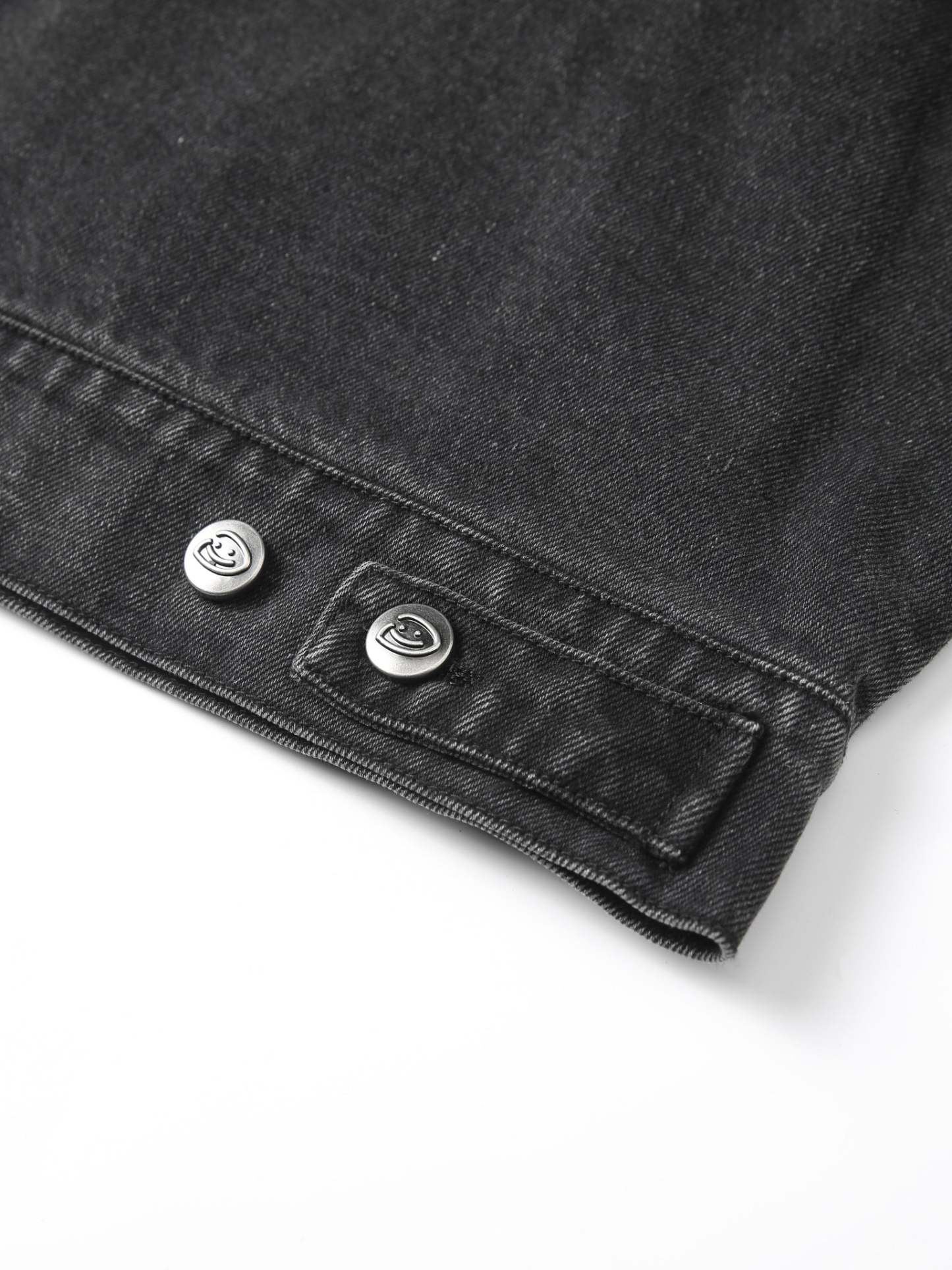 CREATIVE DEPT DENIM WORK JACKET - BLACK-Fineriform