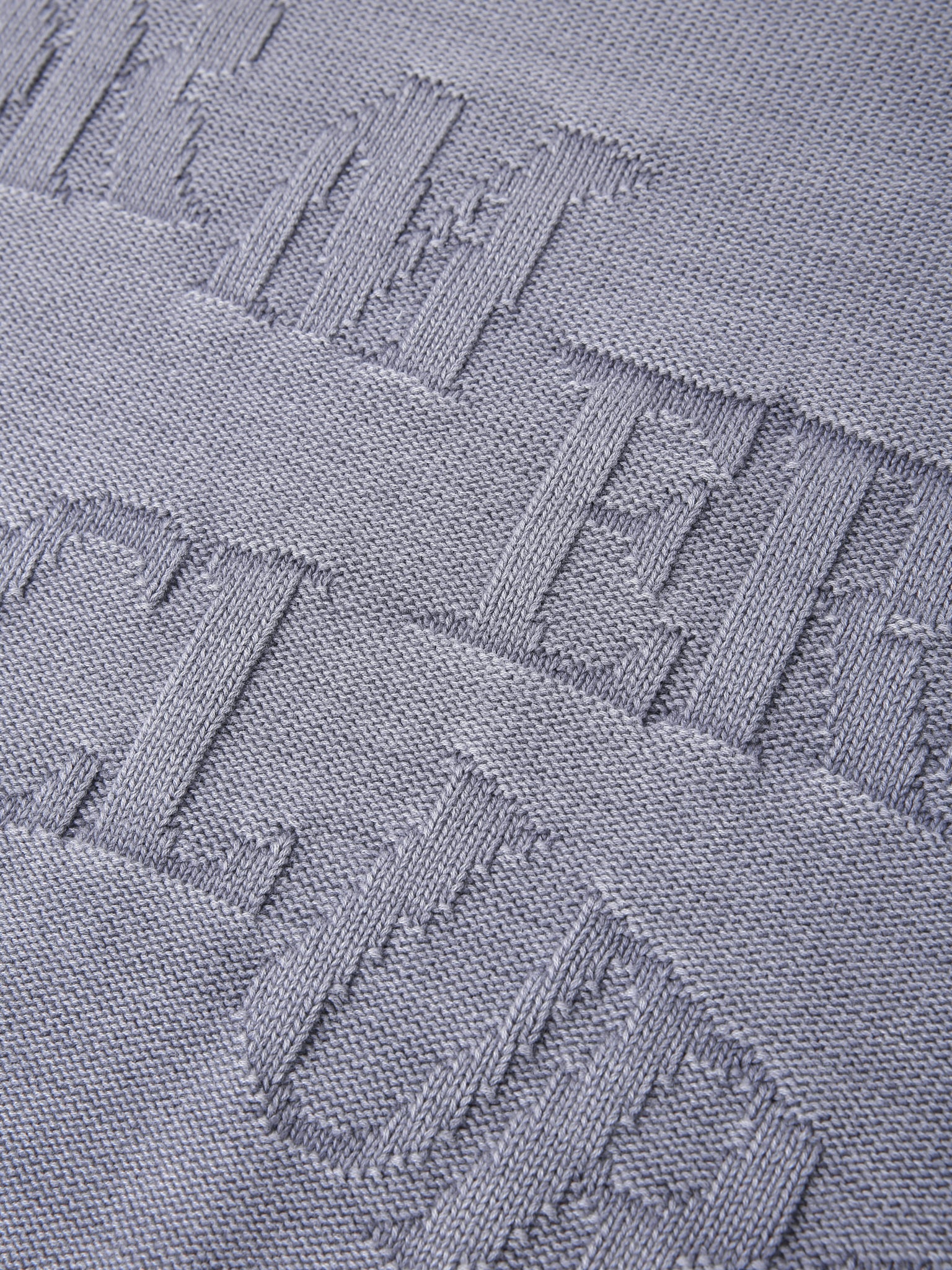 FALLING LETTERS KNIT - WASHED PURPLE-Fineriform