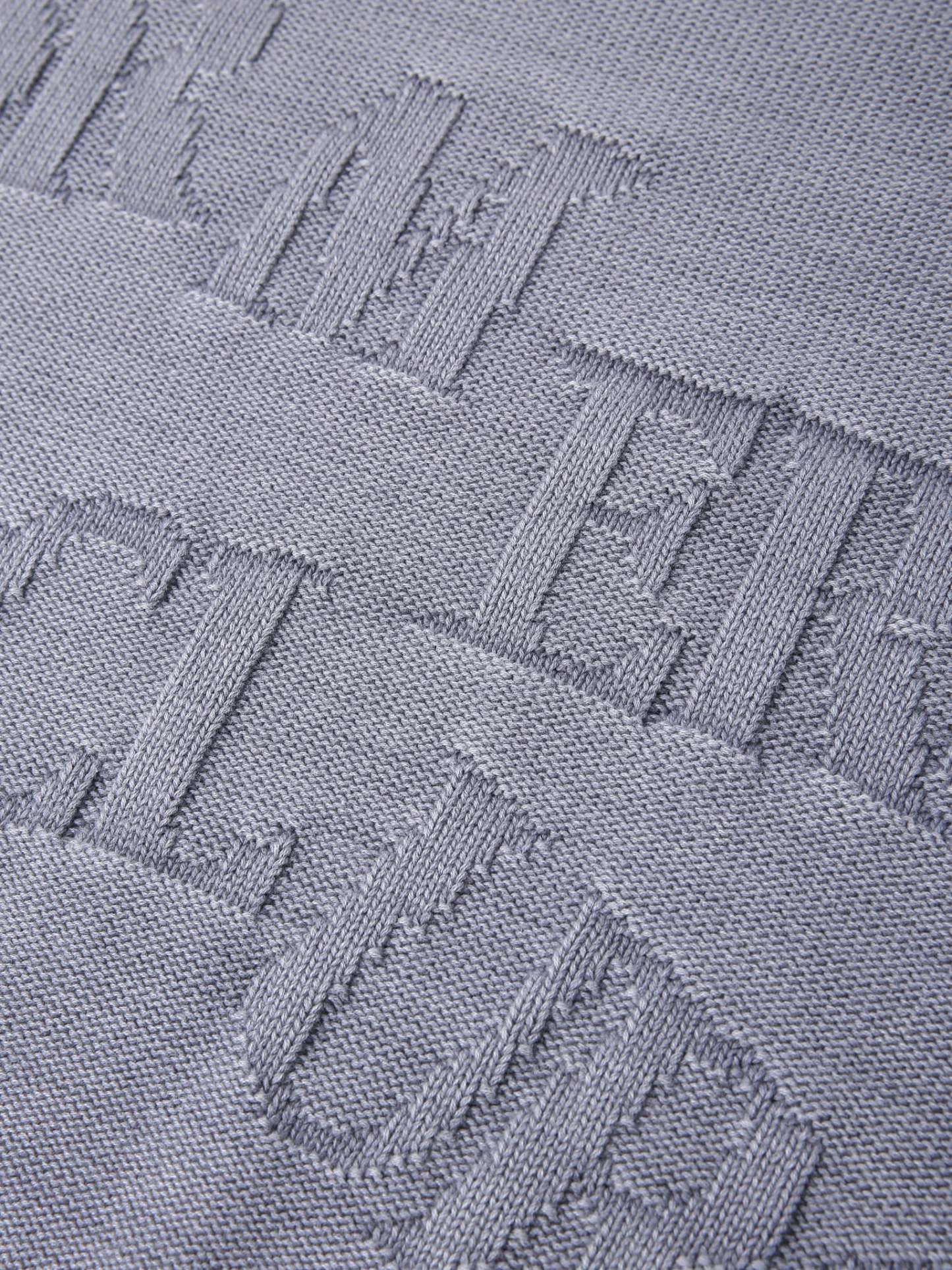 FALLING LETTERS KNIT - WASHED PURPLE-Fineriform