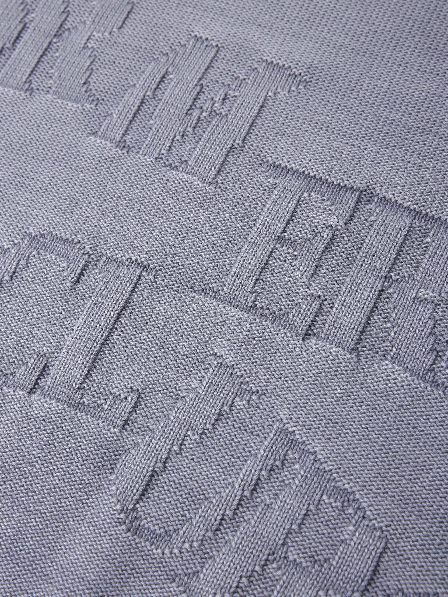 FALLING LETTERS KNIT - WASHED PURPLE-Fineriform