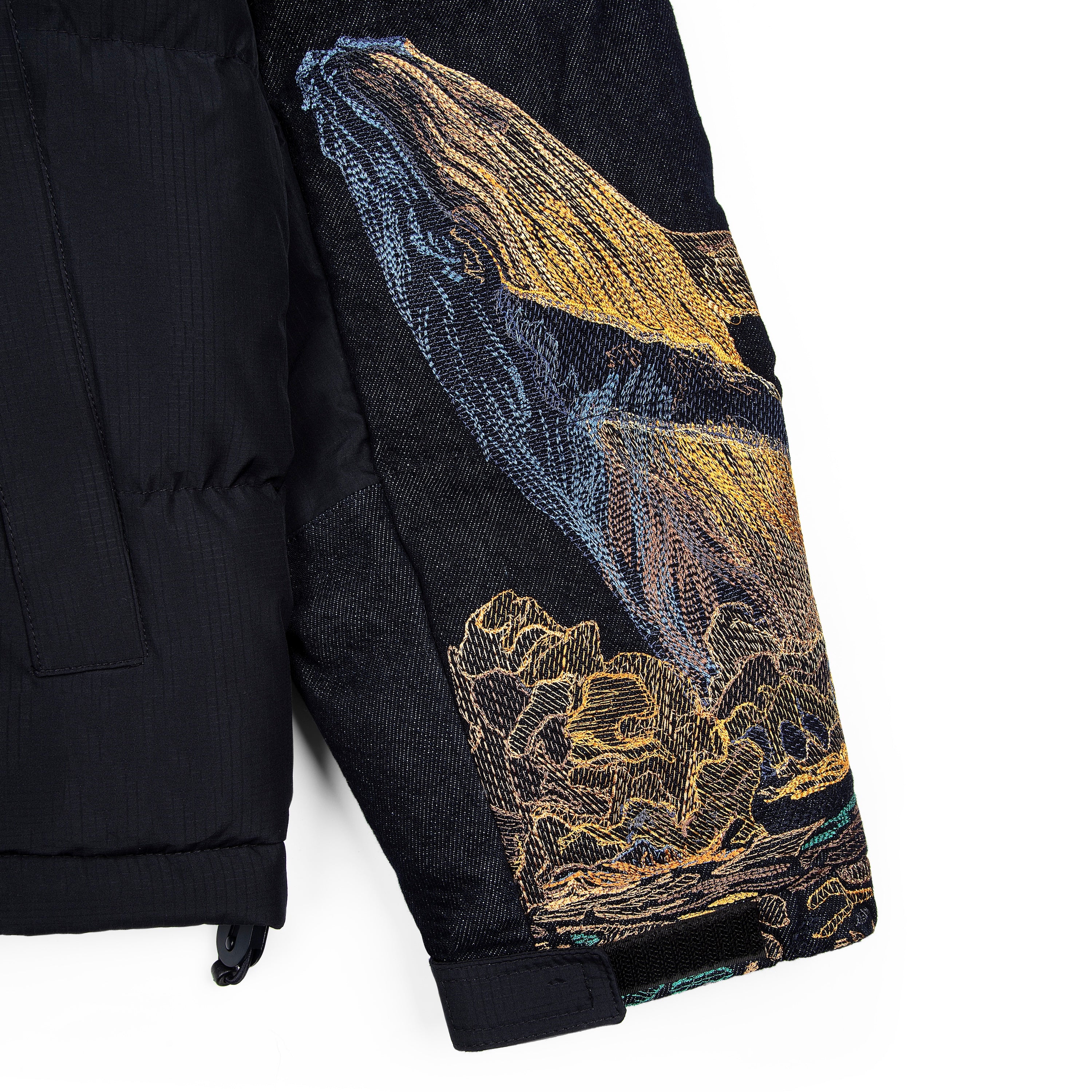 "whales" Puffer navy v2-Fineriform