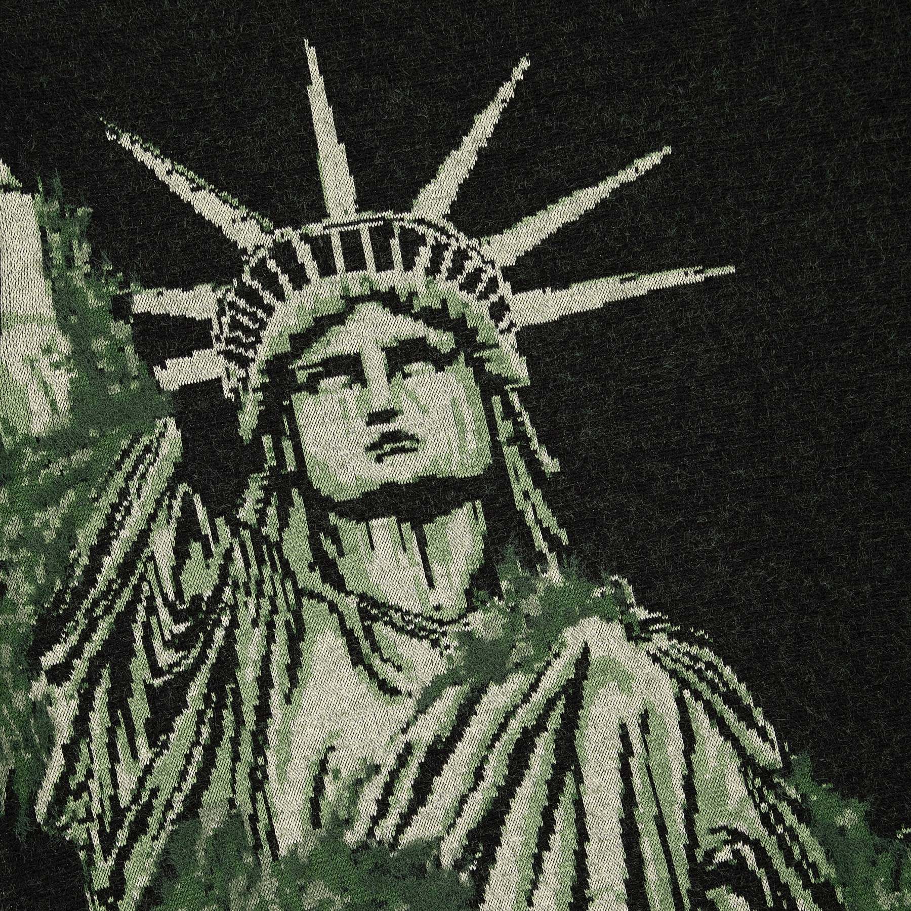 "NYC to RIO" Zip Up knit black-green-Fineriform