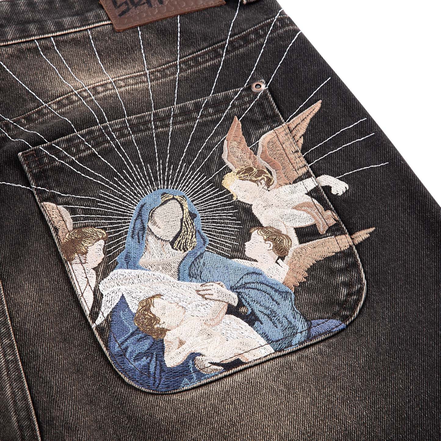 "awakening" Jorts brown tint-Fineriform