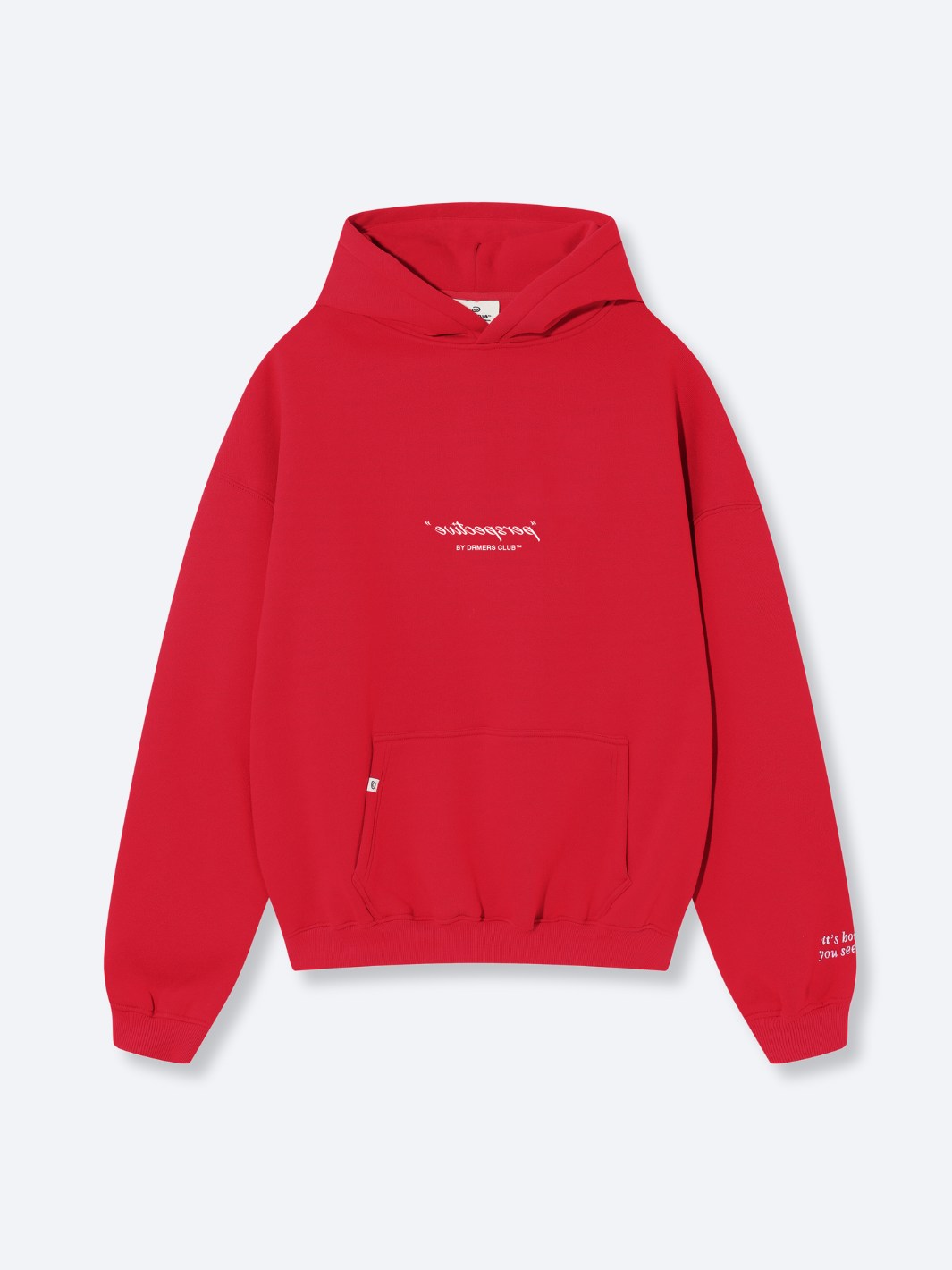 PERSPECTIVE HOODIE - RED-Fineriform